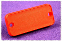Пластина торцевая 8x103x53 мм, материал: акрилонитрил, красная, 2 шт Hammond 1455NPLRED