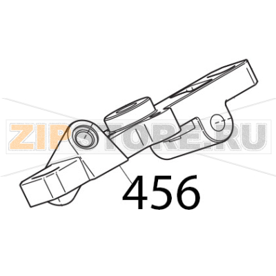 Corpo af. MRR vert LAV Sirman Canova 300 Corpo af. MRR vert LAV Sirman Canova 300Запчасть на деталировке под номером: 456