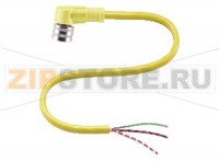 Кабель датчика-исполнительного устройства Female connector V12-W-YE2M-PVC Pepperl+Fuchs