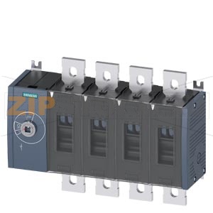 ВЫКЛЮЧАТЕЛЬ-РАЗЪЕДИНИТЕЛЬ 500A, ТР.4, 4-ПОЛ ФРОНТ.УПР. СЛЕВА БАЗ.БЛОК БЕЗ РУЧКИ ПЛОСКИЕ КЛЕММЫ Siemens 3KD4440-0QE10-0 