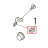 Head up/slit sensor TLP1242 (C6 F) Toshiba TEC B-SX4T-GS20-QM-R