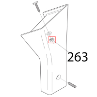 Dado es. DIN934, M6 Sirman Canova 300