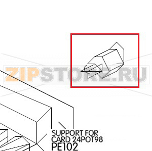 Support for card 24POT98 Unox XB 803 Support for card 24POT98 Unox XB 803Запчасть на деталировке под номером: 60Название запчасти на английском языке: Support for card 24POT98 Unox XB 803