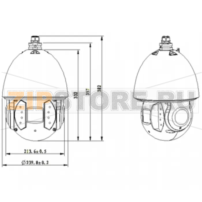 IP-камера Dahua DH-SD6AE830V-HNI 