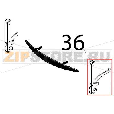 Cerniera DX Angelo Po 1G1PE2E Cerniera DX Angelo Po 1G1PE2EЗапчасть на деталировке под номером: 36
