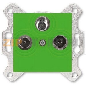 Розетка TV-R-SAT, зелёная ABB 2CHH083303A6067 