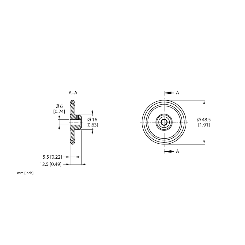 Колесо измерительное Turck RA-MW-B0-5.5-OR1-6 