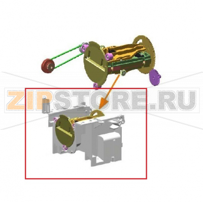 Kit flipper assembly Zebra ZXP 3 Kit flipper assembly Zebra ZXP 3Запчасть на сборочном чертеже под номером: 1Количество запчастей в устройстве: 1Название запчасти Zebra на английском языке: Kit flipper assembly ZXP3