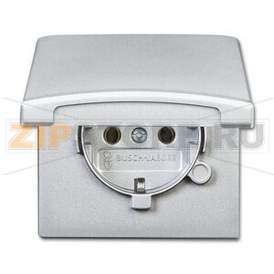 Розетка 16 А, 250 В, IP44, серебристый алюминий ABB 2CKA002064A0288 