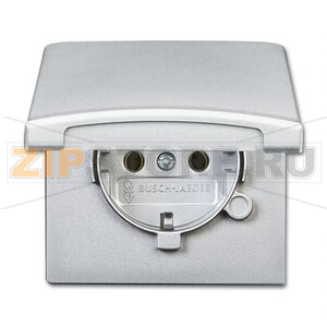 Розетка 16 А, 250 В, IP44, серебристый алюминий ABB 2CKA002064A0288 