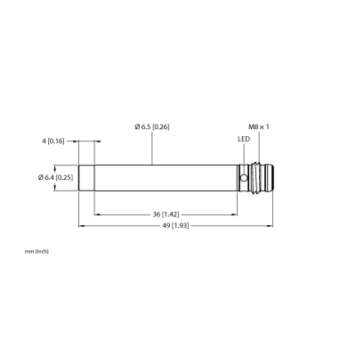 Датчик индуктивный Turck NI3-EH6.5-AP6X-V1131 