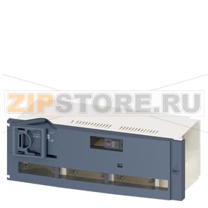 Switch connector with fuses In-line design, pluggable NH3 630 A, 3-pole AC23A 500V , 120 (AC500V) kA manual operating Fuse monitoring EFM 20 Siemens 3NJ6333-3AC0.-.... 