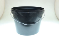 OVAL BUCKET 328X250X300 BLACK