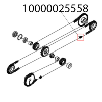 Цепь 081В-1, L=355.5, 27 зв. Abat ТРМ-500
