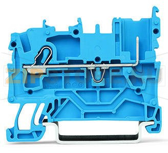 1-проводные / 1-контактные базовые клеммы; для DIN-рейки 35 x 15 и 35 x 7,5; 2,5 мм; Push-in CAGE CLAMP®; 2,50 mm; синие Wago 2022-1204 