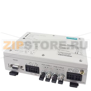 Коммуникац. конвертер синхр. или асинхр. послед. данных в коммуникац. сетевой интерфейс в формате E1 (2 Мбит/с — G703.6) или T1 (1,544 Мбит/с) электрич. выходной интерфейс через клеммн. колодку, 2 оптических входных канала Siemens 7XV5662-0AD00 