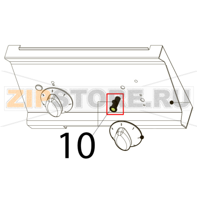 Green led 24 V Tecnoinox PIN70E7 Green led 24 V Tecnoinox PIN70E7Запчасть на деталировке под номером: 10