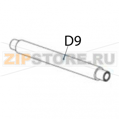 Roller platen Godex T10 Roller platen Godex T10Запчасть на деталировке под номером: D9Название запчасти Godex на английском языке: Roller platen T10.