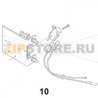Fitting for Microswitch Compl. Bear Varimixer AR40 VL-1S                                                             Fitting for Microswitch Compl. Bear Varimixer AR40 VL-1SЗапчасть на сборочном чертеже под номером: 10Название запчасти на датском&nbsp;языке: Fitting for Microswitch Compl. Bear Varimixer AR40 VL-1S