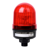 Лампа светодиодная, сигнальная, Ø: 66 мм Autonics MS66M-RFF-R