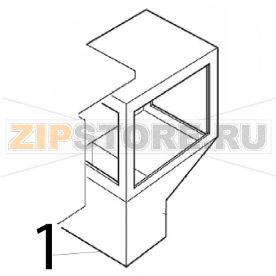 Hood Angelo Po C165D Hood Angelo Po C165DЗапчасть на деталировке под номером: 1