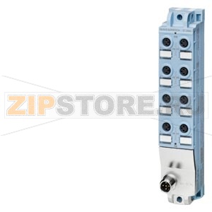 SIMATIC ET 200AL, IO-Link, DIQ 4+DQ 4x 24 V DC/0.5 A, 8x M8, Degree of protection IP67 Siemens 6ES7143-5BF00-0BL0 