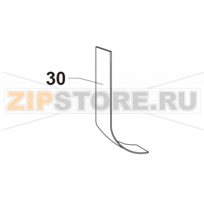 40/20L Nylon Blade for Scraper Bear Varimixer AR40 VL-1S                                                                         40/20L Nylon Blade for Scraper Bear Varimixer AR40 VL-1SЗапчасть на сборочном чертеже под номером: 30Название запчасти на датском&nbsp;языке: 40/20L Nylon Blade for Scraper Bear Varimixer AR40 VL-1S