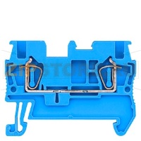 КЛЕММА ПРОХОДНАЯ ПРУЖИННОЕ ПОДСОЕДИНЕНИЕ: 0.14 - 1.5 MM2, ШИРИНА: 4.2 MM, СИНЯЯ Siemens 8WH2000-0AE01