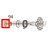 Graphite washer, Φ8.1*Φ16*0.5t/mm Godex RT730