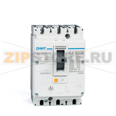 Выключатель автоматический 20 А, 150 кА, 3 полюса Chint NM8N-125R 