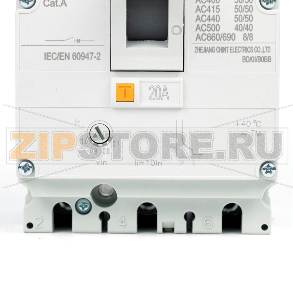 Выключатель автоматический 20 А, 150 кА, 3 полюса Chint NM8N-125R 