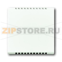 Накладка для усилителя мощности светорегулятора, белый бархат ABB 2CKA006599A2962