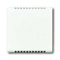 Накладка для усилителя мощности светорегулятора, белый бархат ABB 2CKA006599A2962