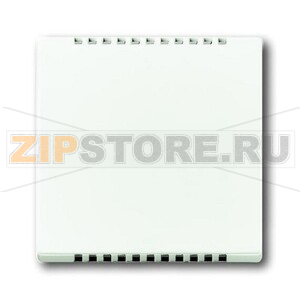 Накладка для усилителя мощности светорегулятора, белый бархат ABB 2CKA006599A2962 