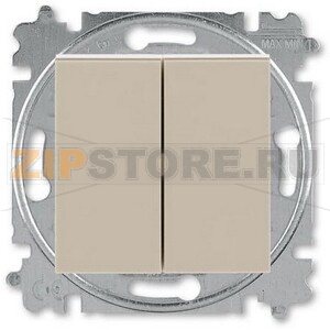 Переключатель двухклавишный, коричневый ABB 2CHH595245A6018 