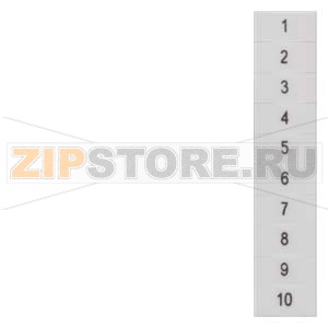 ТАБЛИЧКИ МАРКИРОВОЧНЫЕ 21 - 30 РАЗМЕР ZB5 Siemens 8WH8140-2AB25 