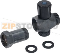 Rubinetto rv3 3/4 con distanziatore