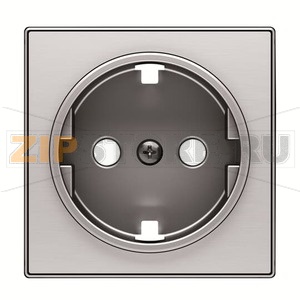 Накладка для розетки, нержавеющая сталь ABB 2CLA858800A1401 