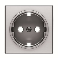 Накладка для розетки, нержавеющая сталь ABB 2CLA858800A1401