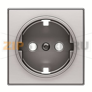 Накладка для розетки, нержавеющая сталь ABB 2CLA858800A1401 