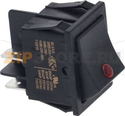 ROCKER SWITCH SINGLE-PHASE LUMINOUS 