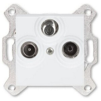 Розетка TV-R-SAT, белая ABB 2CHH083303A6003