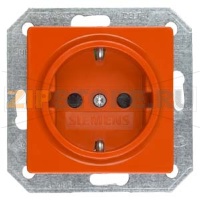 DELTA I-SYSTEM ОРАНЖЕВЫЙ РОЗЕТКА SCHUKO 10A DC/16A AC 250В C ЗАЩИТНЫМ КОНТАКТОМ С БЕЗРЕЗЬБОВЫМИ КОНТАКТНЫМИ ЗАЖИМАМИ ЭЛ.-МЕХ.ЧАСТЬ С ДОП. ЗАЩИТОЙ ОТ ПРИКОСНОВЕНИЯ Siemens 5UB1521