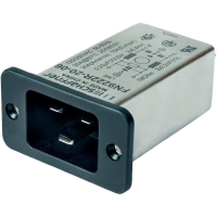 Фильтр сетевой 6 А, 250 В/AC, 57.9x48x22.5 мм, 120 шт Schaffner FN 9222R-6-06