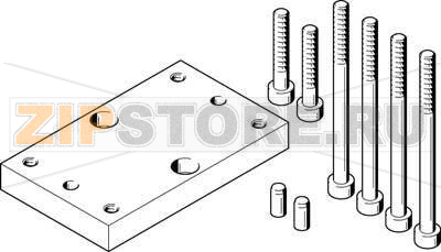 Комплект переходников Festo HAPG-SD2-49 