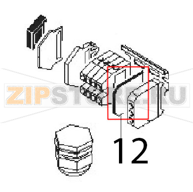 Piastrino terminale Angelo Po 0G1BR3E Piastrino terminale Angelo Po 0G1BR3EЗапчасть на деталировке под номером: 12