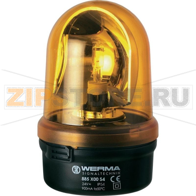 Лампа сигнальная 24 В, светодиодная, желтая Werma 885.300.75 