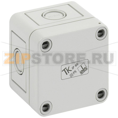 Корпус 65x65x57 мм, материал: полистирол, серый, 1 шт Spelsberg TK PS 77-6-m 