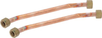 KIT TUBO SUPERIORE 3/8x3/8 GR. ALTO 2 PZ