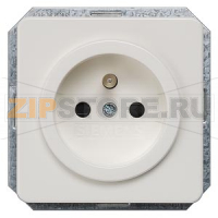 DELTA PROFIL ТИТАНОВО-БЕЛЫЙ РОЗЕТКА 10A DC/16А AC 250В С ЗАЩИТНЫМ КОНТАКТОМ, ЗАЩИТНЫМИ ШТОРКАМИ, С БЕЗРЕЗЬБОВЫМИ КОНТАКТНЫМИ ЗАЖИМАМИ ЭЛ.-МЕХ. ЧАСТЬ Siemens 5UB1315